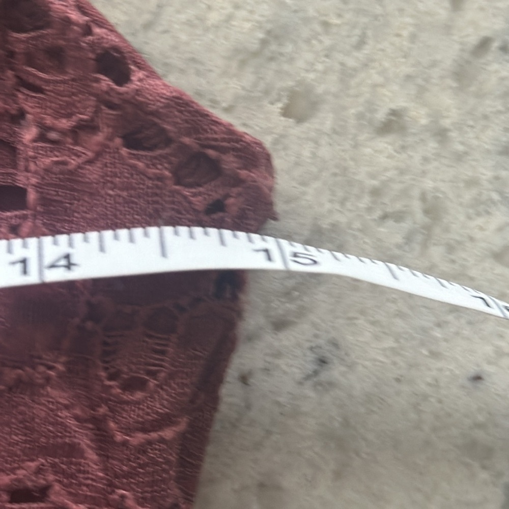 Rue 21 dress Small Sundress burgundy - Picture 8 of 9